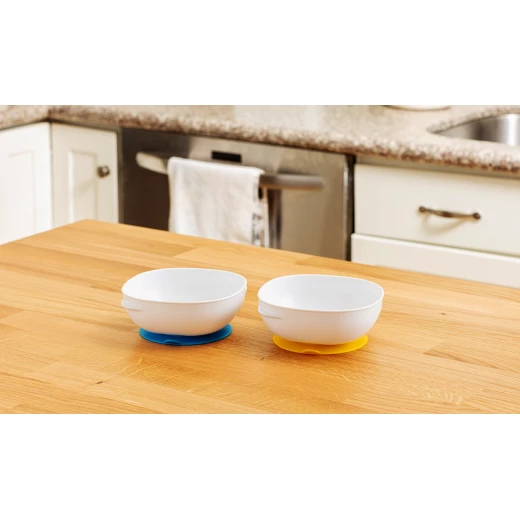 Dr. Brown’s No-Slip Strong Suction Bowls for Babies and Toddlers, Baby Led Feeding, 2-Pack, BPA Free, 4m+ - Dr. Brown's - Image 3
