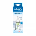 Dr. Brown's Glass Narrow-Neck Options+ Bottle, 2 oz/60 ml, 1-pack - Dr. Brown's