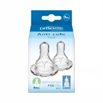 Dr.Brown's Narrow -Neck Silicone Nipple Level Y-Cut ( 9+ months ) , For thicker liquids , 2-Pack - Dr. Brown's