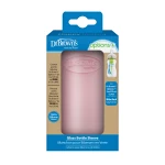 Dr.Browns Wide -Neck Glass Bottle Silicone Sleeve , 9oz / 270ml , Pink ,  1-pack - Dr. Brown's
