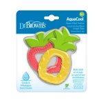 Dr.Brown's AquaCool Water-Filled Teether, Pineapple & Apple, 2-Pack , Refrigerator-safe - Dr. Brown's