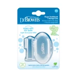 Dr. Browns Silicone Finger Toothbrush With Storage Case, 3  months+ , 1-Pack - Dr. Brown's