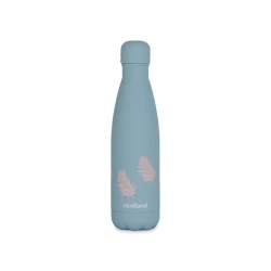 Miniland Thermal Stainless Steel Bottle 500ml – TERRA 2, Double Wall Vacuum Insulated Bottle, Keeps Drinks Hot and Cold for Longer, Leakproof Durable Design, Lightweight Portable Thermos for Daily Use, Travel and School