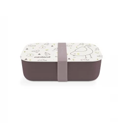 Miniland Chick Lunch Box very resistant and durable material with a silicone band on the lid for a fully airtight closure
