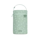 Miniland Double Eco Thermal Bag 500ml, Insulated Double Compartment Bag, For Bottles and thermoses , Eco-Friendly Durable Design, Lightweight and Portable for School, Travel and Daily Use - Miniland