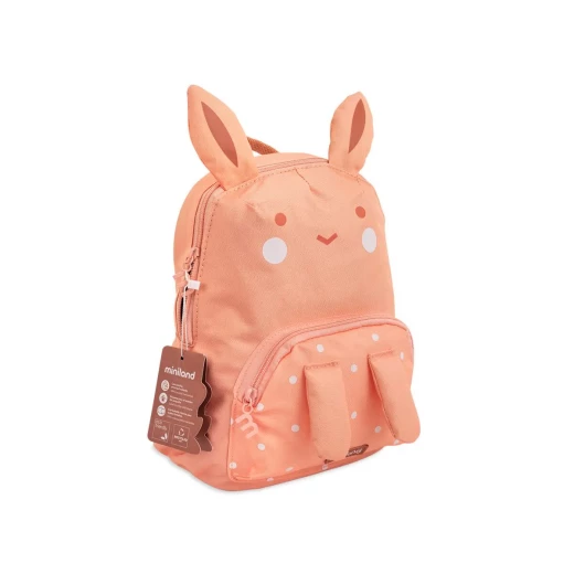 Miniland Eco Thermal Insulated Backpack With Multiple Pockets For Kids , Bunny - Miniland - Image 2