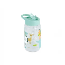 Miniland Kids Bottle, with material that is ultra-resistant to knocks and falls , 450ml Capacity - JUNGLE