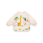 Miniland Long-Sleeve Bib with light, waterproof and resistant material , JUNGLE - Miniland