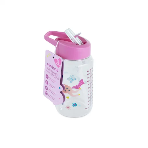 Miniland Kids Bottle, with material that is ultra-resistant to knocks and falls , 450ml Capacity - FANTASY - Miniland - Image 4