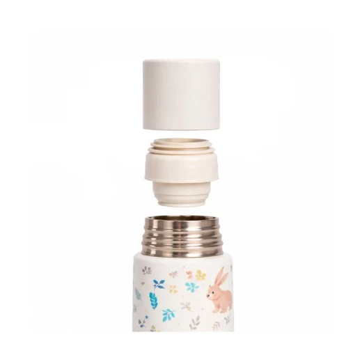 Miniland Thermos Bottle For Liquids , High Quality Stainless steel 500ml -RABBIT - Miniland - Image 2
