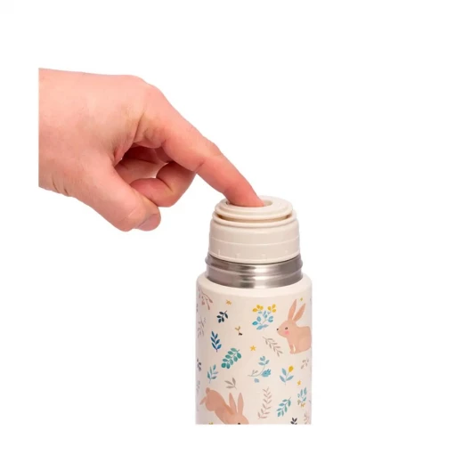 Miniland Thermos Bottle For Liquids , High Quality Stainless steel 500ml -RABBIT - Miniland - Image 3