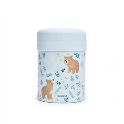 Miniland Food Thermos For Solid Food And Baby Food  , High Quality Stainless steel 700ml - BEAR