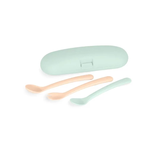 Miniland Cutlery Set of 3pcs , high-quality materials, designed for safe and long-lasting use Miniland Cutlery Set of 3pcs , high-quality materials, designed for safe and long-lasting use