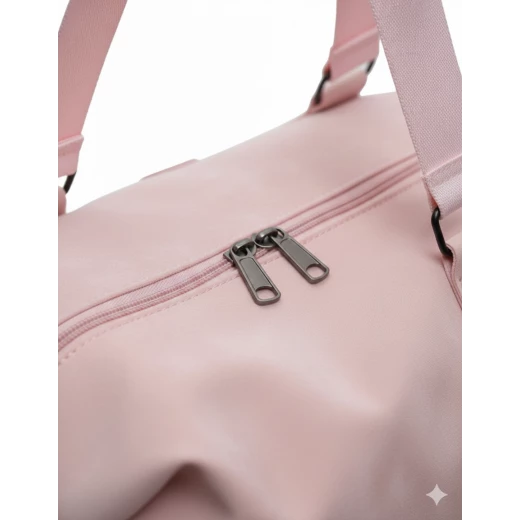 Large Capacity Diaper Duffle Bag for Moms – Waterproof Baby Travel Gear Organizer with Smooth Dual Zippers, Lightweight Hospital Bag and Weekender Tote for Newborn Essentials – soft pink  - Image 2