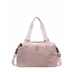 Large Capacity Diaper Duffle Bag for Moms – Waterproof Baby Travel Gear Organizer with Smooth Dual Zippers, Lightweight Hospital Bag and Weekender Tote for Newborn Essentials – soft pink 