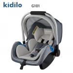 مقعد السيارة وحامل الأطفال Kidilo G101 – مقعد سيارة آمن ومريح للأطفال الرضع مزود بحزام أمان، تصميم مريح للأطفال حديثي الولادة والرضع، مثالي للسفر والاستخدام اليومي