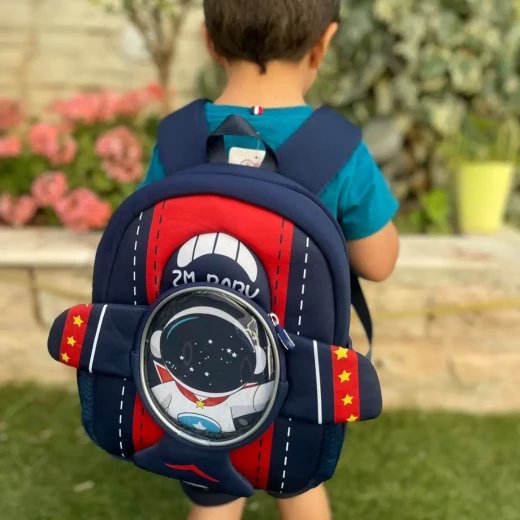 حقيبة ظهر فضائي كارتون للأطفال لرياض الأطفال من جينيس وورلد - جنيو ورلد - Image 2
