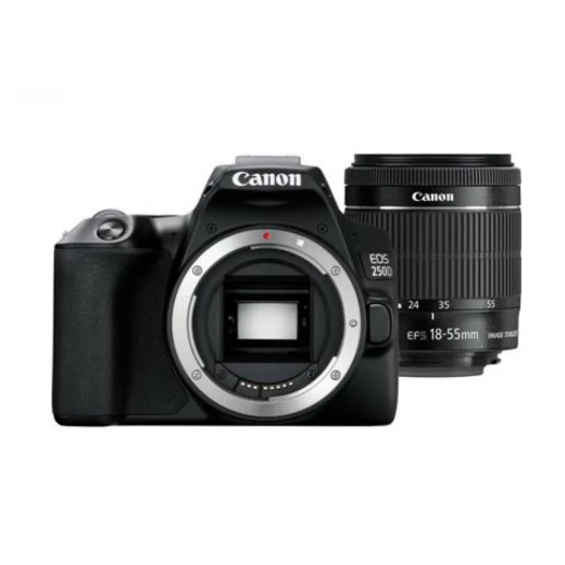 Canon EOS 250D DSLR Camera Black with EF-S 18-55mm Lens Canon EOS 250D DSLR Camera Black with EF-S 18-55mm Lens