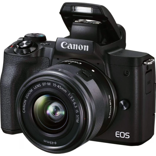 كاميرا كانون EOS M50 Mark II بدون مرآة مع عدسة EF-M 15-45 مم – كاميرا كانون M50 Mark II بدون مرآة مع عدسة، 24.1 ميجابكسل APS-C، فيديو 4K، ضبط تلقائي ثنائي البكسل، واي فاي وبلوتوث، شاشة LCD متغيرة الزاوية، لون أسود جرافيتي كاميرا كانون EOS M50 Mark II بدون مرآة مع عدسة EF-M 15-45 مم – كاميرا كانون M50 Mark II بدون مرآة مع عدسة، 24.1 ميجابكسل APS-C، فيديو 4K، ضبط تلقائي ثنائي البكسل، واي فاي وبلوتوث، شاشة LCD متغيرة الزاوية، لون أسود جرافيتي