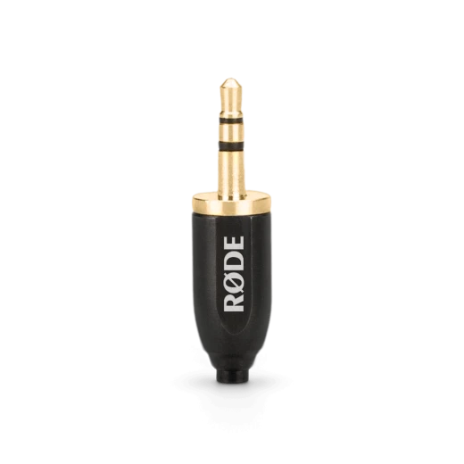 RØDE MiCon-2 Connector with 3.5 mm Male Stereo TRS Jack, Compatible with RØDE MiCon Lavalier Microphones, Gold-Plated Contacts for High-Fidelity Audio Transmission and Secure Threaded Connection - Rode - Image 2