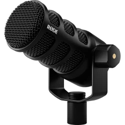 RODE PodMic USB and XLR Dynamic Broadcast Microphone- Black