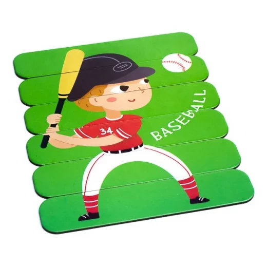 لعبة Stick Puzzles – Sports edition، وهي لعبة شيقة وتعليمية للأطفال تساعد على تطوير المهارات الحركية الدقيقة، وتعزز التفكير المنطقي، وتشجع الإبداع بطريقة ممتعة وتفاعلية - كرييتيفز - Image 3