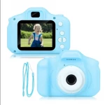 Children's Digital Camera – Features a 2-inch color LCD screen and built-in rechargeable battery, designed for kids to safely capture photos and videos, encouraging creativity, improving hand-eye coordination, and making photography fun and easy - Creative's