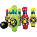 مجموعة بولينج Kong-Air العملاقة (Franklin Sports Kong-Air Giant Inflatable Bowling Set). هذه اللعبة مصممة للأطفال من سن 3 سنوات فما فوق وهي مخصصة للعب في الهواء الطلق - كرييتيفز