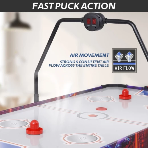 طاولة هوكي هوائي (Air Hockey Table) مصممة للاستخدام المنزلي أو الخارجي او الصالات الترفيهية. - كرييتيفز - Image 3