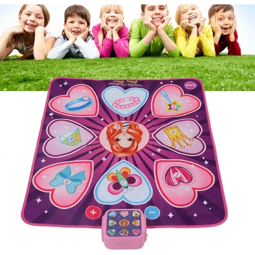 سجاده الرقص الموسيقي للفتيات (Cartoon Girl Music Dancing Blanket)، وهو عبارة عن لعبة تفاعلية مصممة لتشجيع الأطفال على الحركة والمرح - كرييتيفز - Image 7