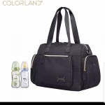 Colorland Large Capacity Maternity Mummy Bags, Black - Colorland