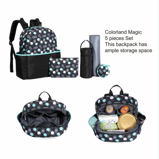 Colorland Magic 5 pieces Set Family Diaper Bag (CLD-BP240) - Colorland - Image 6