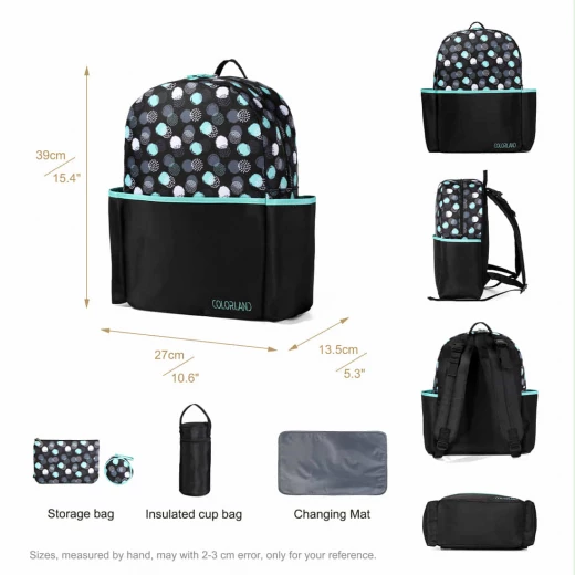 Colorland Magic 5 pieces Set Family Diaper Bag (CLD-BP240) - Colorland - Image 7