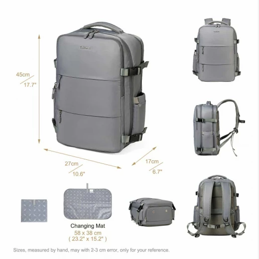 colorland smart all-in one diaper backpack gray - Colorland - Image 6