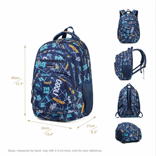 Colorland Smart School Bag (CLD-SHBG01) This 18-inch school backpack - Colorland - Image 5