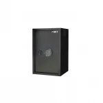 Home electronic safe made of iron, 54-liter capacity, operates with a passcode and a backup key Dimensions:width 35 cm × height 50 cm × depth 31 cm Can be fixed to the floor or wall Original Fort brand