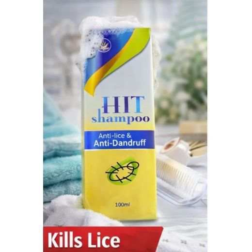 HIT Lice Shampoo 100ml Safe for Kids Highly Effective Treatment & Prevention Kills Lice & Nits Prevents Reinfestation - Image 2