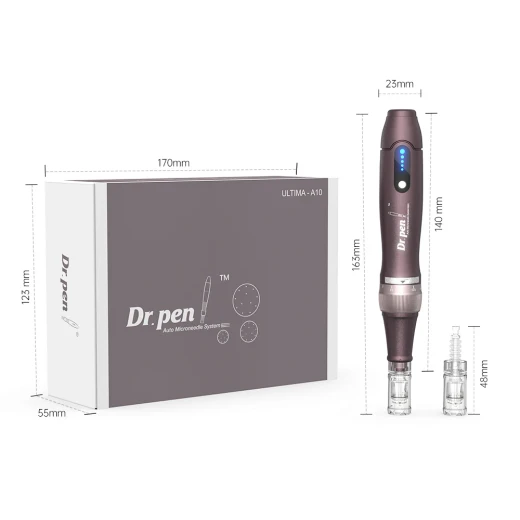 جهاز Dr. Pen Ultima A10 للميكرونيدلينغ الأوتوماتيكي للعناية بالبشرة مع خراطيش إبر قابلة للاستبدال - ميرا للتسوق - Image 2