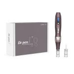 جهاز Dr. Pen Ultima A10 للميكرونيدلينغ الأوتوماتيكي للعناية بالبشرة مع خراطيش إبر قابلة للاستبدال - ميرا للتسوق