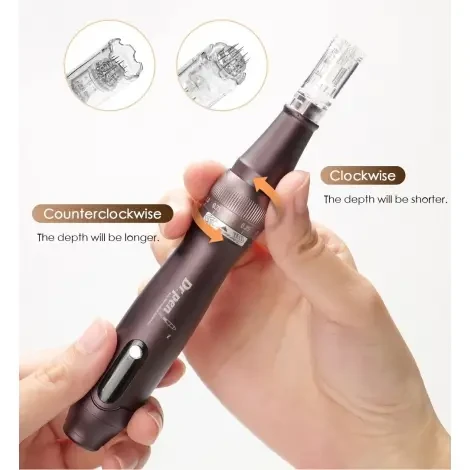 جهاز Dr. Pen Ultima A10 للميكرونيدلينغ الأوتوماتيكي للعناية بالبشرة مع خراطيش إبر قابلة للاستبدال - ميرا للتسوق - Image 3