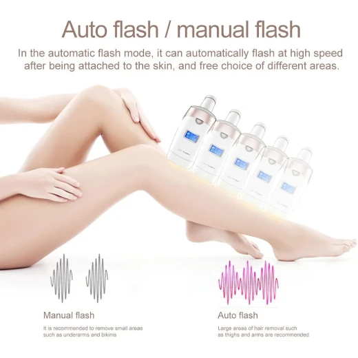 LES COLTON T009i IPL Hair Removal Device for Home Use, 300,000 Light Pulses, LCD Display, Quartz Lamp and 5 Energy Levels - Mera shopping - Image 8