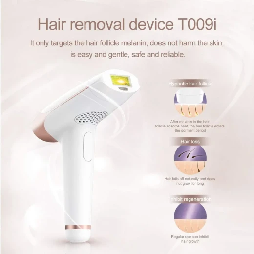 LES COLTON T009i IPL Hair Removal Device for Home Use, 300,000 Light Pulses, LCD Display, Quartz Lamp and 5 Energy Levels - Mera shopping - Image 9