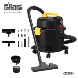 مكنسة كهربائية DSP KD2084 متعددة الاستخدامات 17 في 1، تنظيف جاف ورطب، قوة 1000 واط، سعة 14 لتر، مع خاصية النفخ وملحقات متعددة