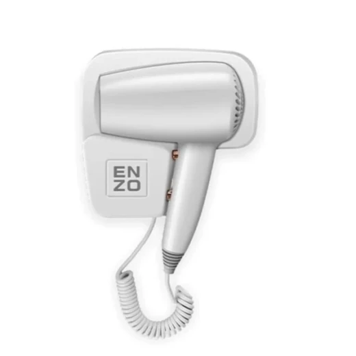 Enzo Professional 1600W Hair Dryer Compact Lightweight Design with Hot & Cold Air Settings and Automatic Shut-Off for Everyday Home Use - Enzo - Image 2