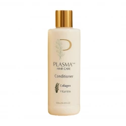 Plasma Hair Conditioner 500 ml with Hydrolyzed Collagen Deep Hydration Strengthening Anti Frizz Formula Improves Softness Elasticity and Detangling Enriched with Quaternium 98 Lightweight Fast Rinse Daily Care