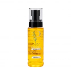 Plasma Hair Serum 100 ml Hydrolyzed Silk Protein with Argan Oil and Macadamia Oil for Smooth Silky Hair Heat Protection Shine Control Frizz Reduction Split Ends Repair Lightweight Daily Hair Care Formula