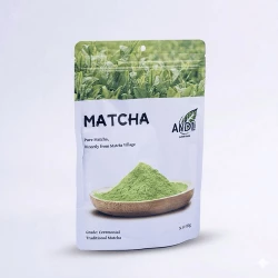 Organic Ceremonial Matcha Powder 100g Premium Grade Green Tea from Matcha Village Rich in Antioxidants Natural Energy Focus and Daily Vitality Smooth Taste Vibrant Color for Traditional Tea and Healthy Lifestyle Use