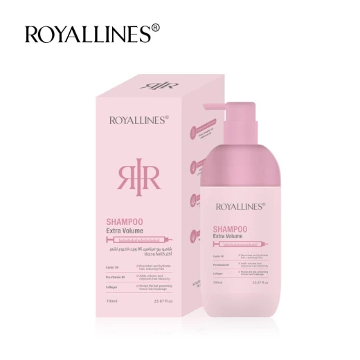 Pro Vitamin B5 & Castor Oil Shampoo for Thicker Fuller Hair, Volumizing Formula for Fine and Thin Hair, Gentle Scalp Cleansing, Nourishing Daily Hair Care Shampoo, Strengthening and Shine Boost, - ROYALLINES - Image 3