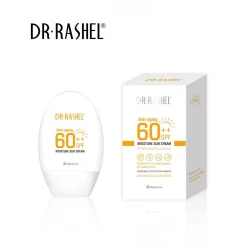 كريم واقي شمس مرطب مضاد لعلامات التقدم في العمر معامل حماية 60 يوفر حماية من الأشعة فوق البنفسجية مع ترطيب عميق وتغذية البشرة بتركيبة خفيفة سريعة الامتصاص للوجه والجسم للاستخدام اليومي