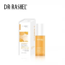 Dr. Rashel Vitamin C Brightening Face Serum 50ml Evens Skin Tone Reduces Dark Spots Boosts Glow Improves Texture Lightweight Fast Absorbing Daily Skincare for All Skin Types